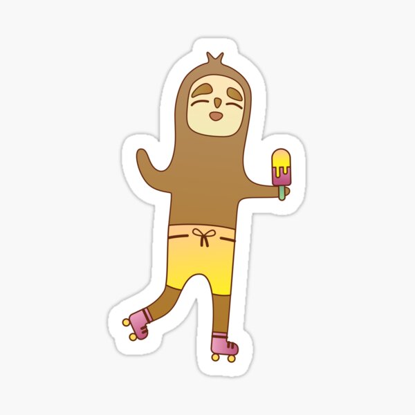Sloths Stickers Redbubble - roblox adopt adoptme art sticker by dory