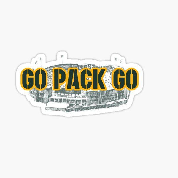 GO PACK GO Sticker
