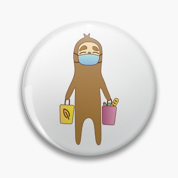 Item preview, Funny sloth in the theme covid-19 designed and sold by ELBStore.