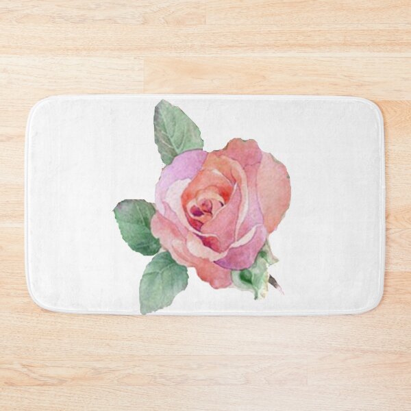 Item preview, Peach pink single rose designed and sold by wildseadesign.
