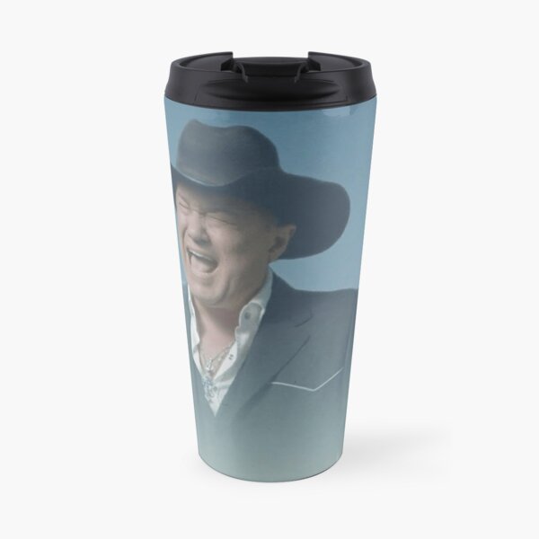Screaming Cowboy Big Enough Travel Mug
