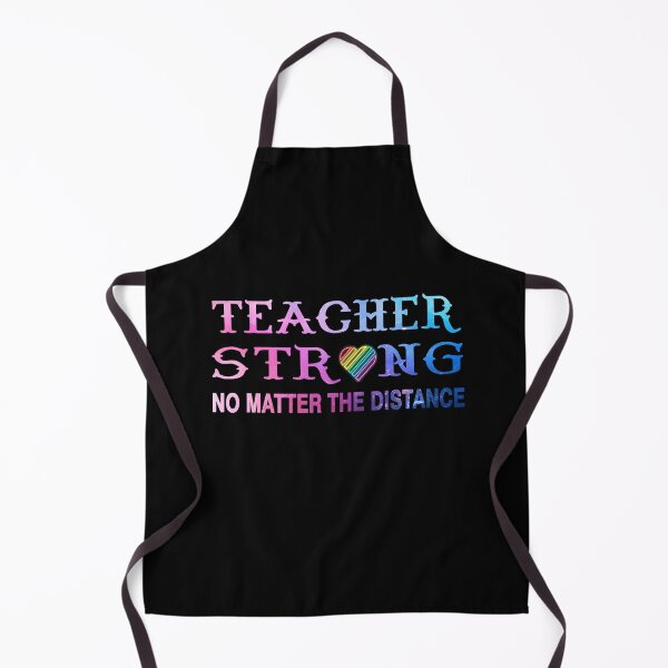 Item preview, Teacher Strong No Matter The Distance designed and sold by Mirnamar.