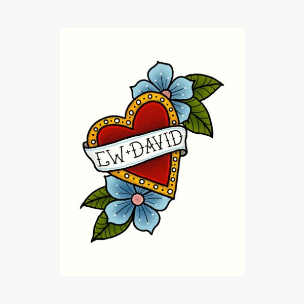 Ew, David! Art Print