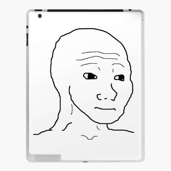 Doomer Wojak | Funny Meme | iPad Case & Skin