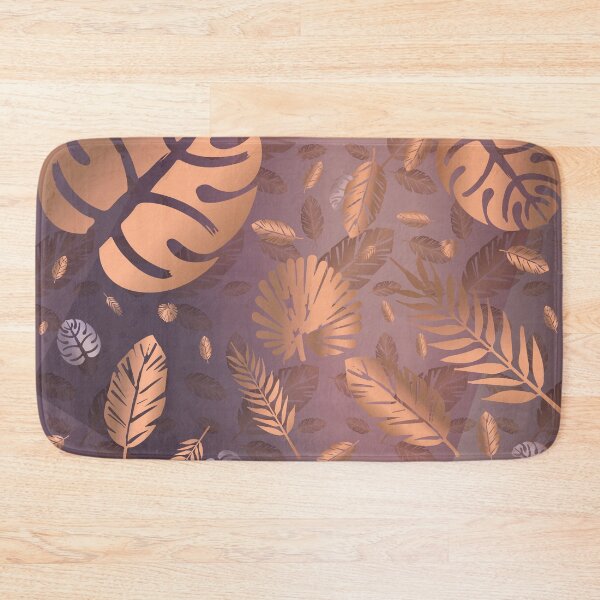 Item preview, Golden Rose Tropical Leaves designed and sold by Nobiya.