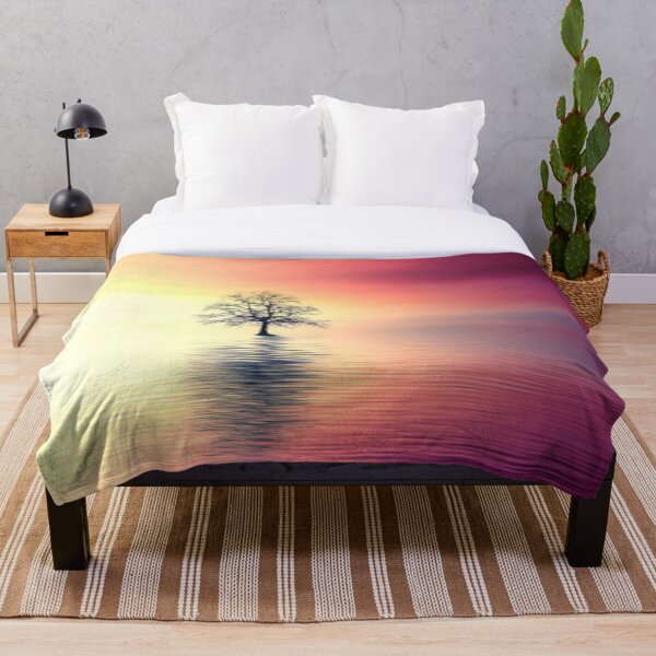 Item preview, red sunset nature trees designed and sold by mahmoudoops.