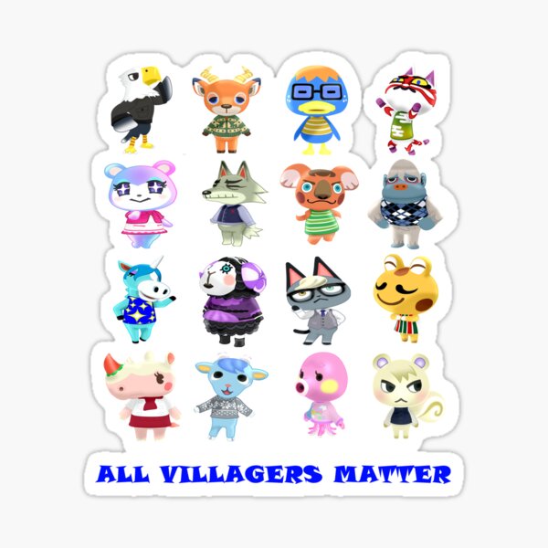 Download Animal Crossing All Villagers Gifts Merchandise Redbubble