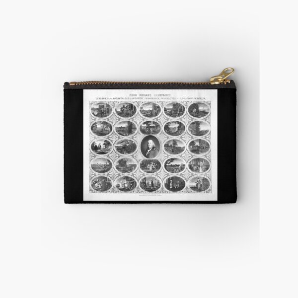 Item preview, Poor Richard Illustrated - Lessons For The Young And Old - By Benjamin Franklin designed and sold by warishellstore.