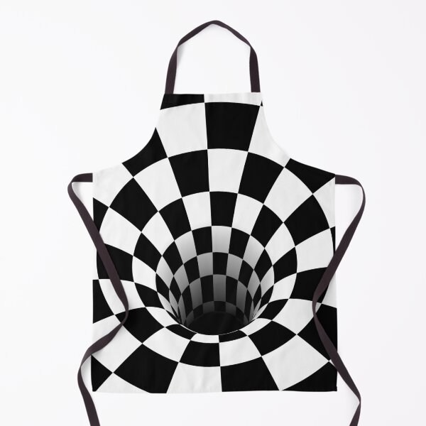Item preview, Optical Illusion Black Hole Checkerboard (Black/White) designed and sold by hyproinc.