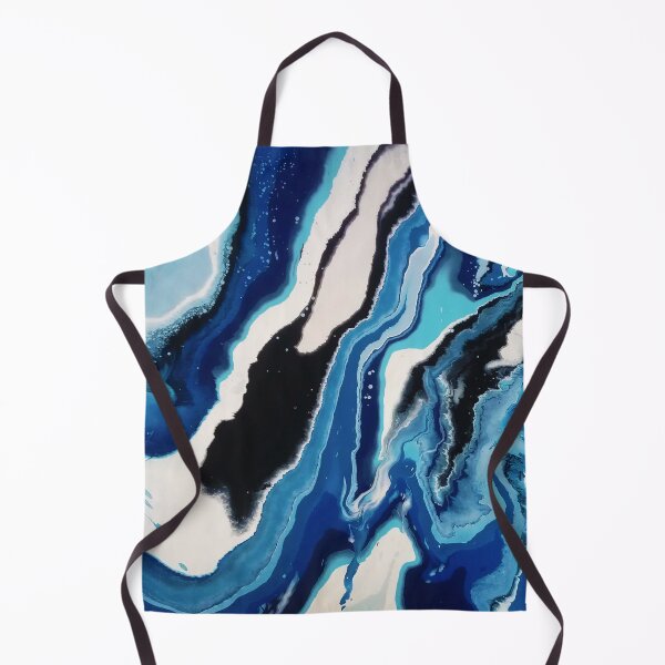 Item preview, Blue Waves Modern Art Print designed and sold by STARtoSTONE.