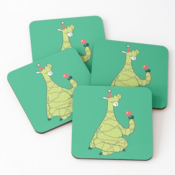 Item preview, Llama Christmas Tree designed and sold by cutenfunny.