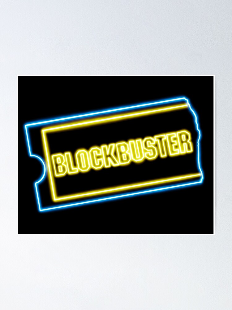 blockbuster neon sign