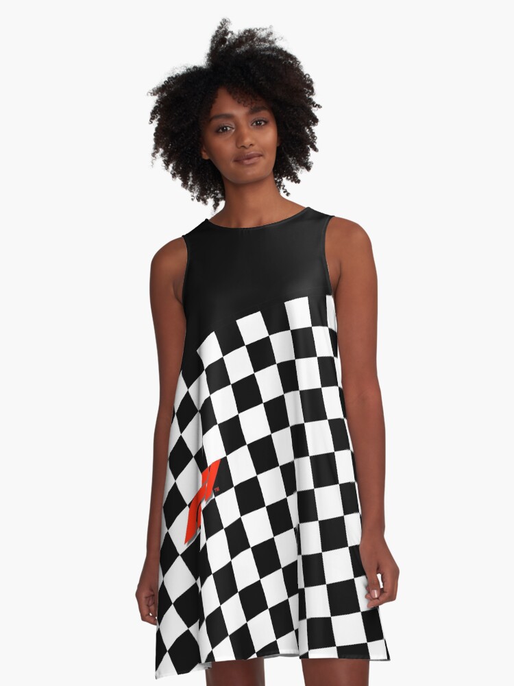 checkered flag dress