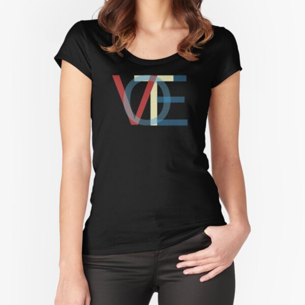 Big Vote Fitted Scoop T-Shirt