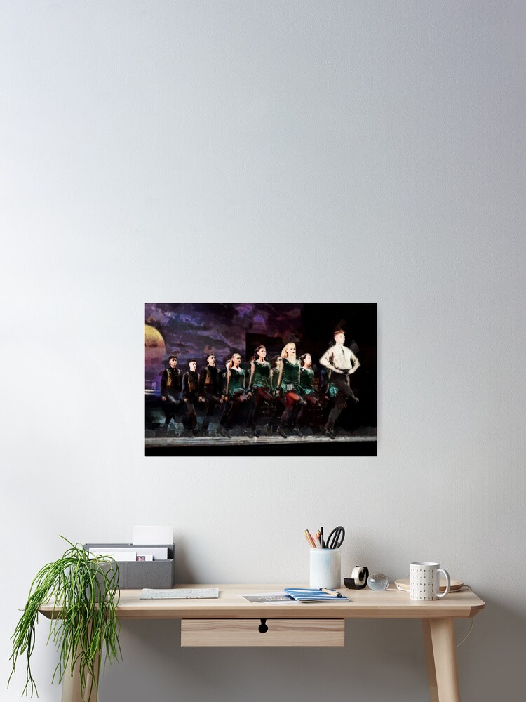 Thumbnail 2 of 3, Poster, Riverdance designed and sold by Bubblepoor.