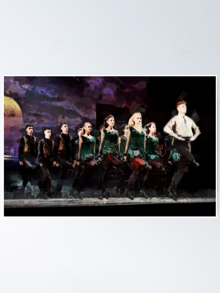 Thumbnail 1 of 3, Poster, Riverdance designed and sold by Bubblepoor.
