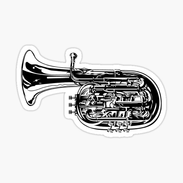 Item preview, Tuba Illustration designed and sold by Danny Devoi (Easy.).