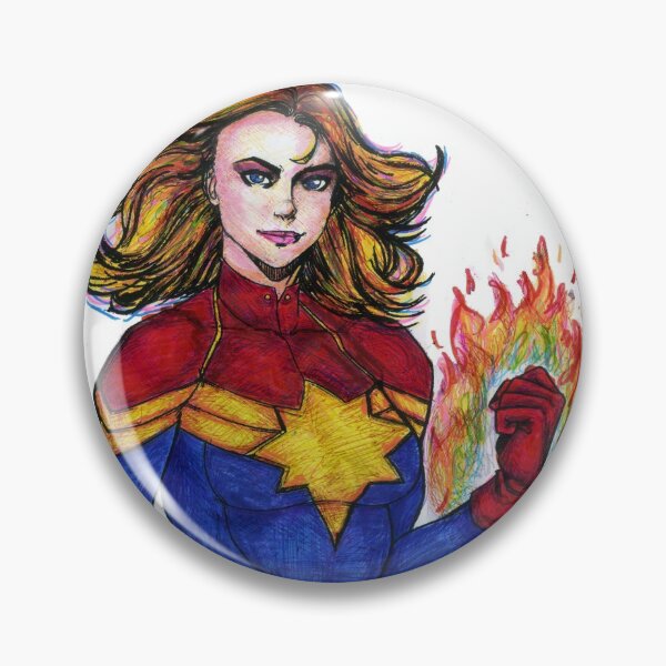 Item preview, Carol Danvers fire designed and sold by misspooslie.