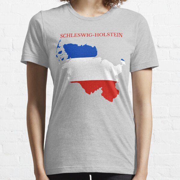 Schleswig-Holstein Kartenflagge, Deutschland Essential T-Shirt