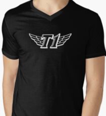 SKT T1 white huge logo Men's V-Neck T-Shirt