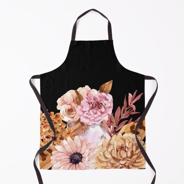 Item preview, Black Watercolor Flowers Summer Mask designed and sold by Marstore.