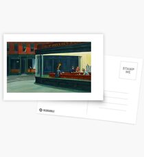Art Giraffe- Nighthawks Postcards