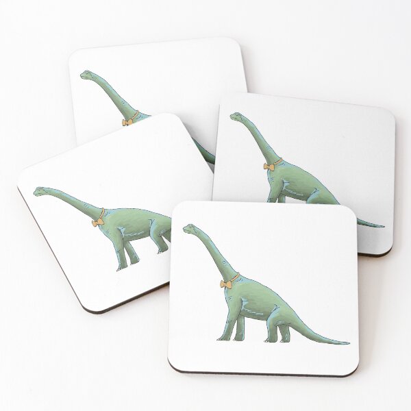 Item preview, Bow Tie Brachiosaurus Green Dinosaur designed and sold by AndreaUDesign.