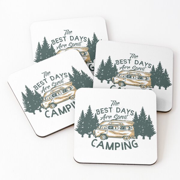Item preview, The Best Days are Spent Camping Adventure T-Shirt  designed and sold by Rozgani.