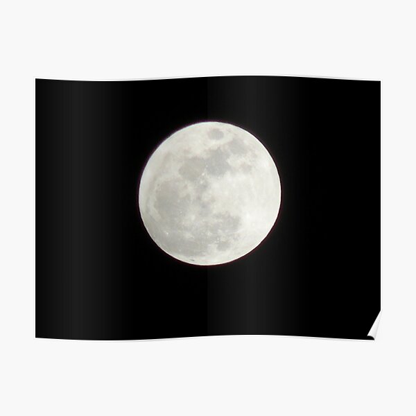 "The Cold Moon, December's Full Moon" Poster for Sale by Navigator