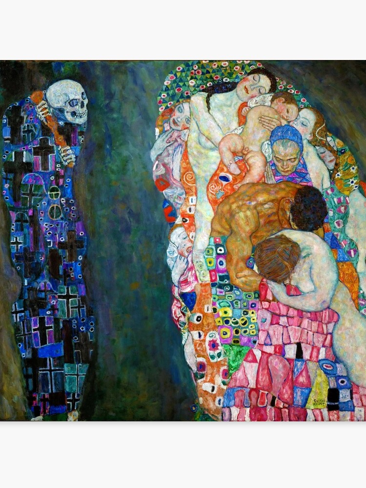 Gustav Klimt Death And Life Canvas Print - 