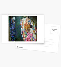 Gustav Klimt - Tod und Leben Postkarten