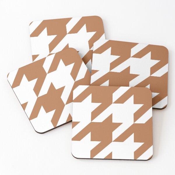 Item preview, Brownie Houndstooth in White designed and sold by Moyanana.