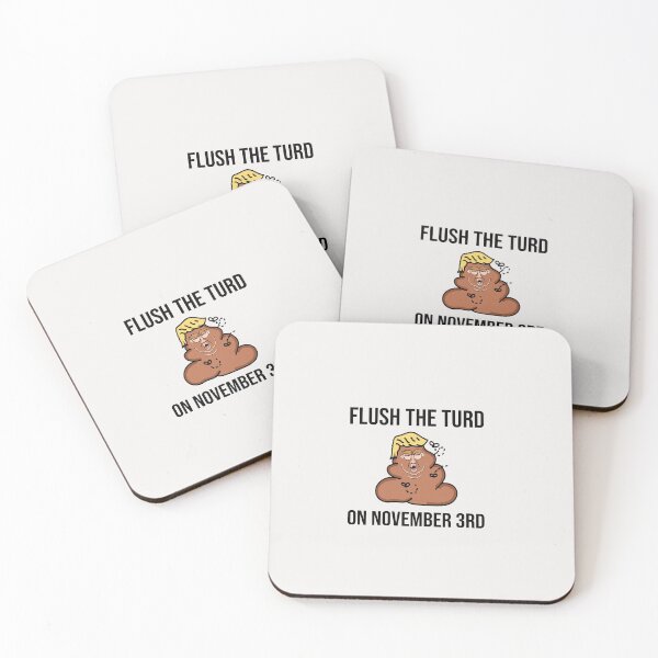 Item preview, Flush the turd on November 3rd designed and sold by Esmilna Castillo.