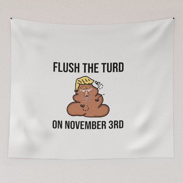 Item preview, Flush the turd on November 3rd designed and sold by Esmilna Castillo.