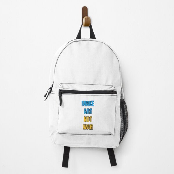 Item preview, Make art not war - blue and yellow designed and sold by Inspirationmotivation.