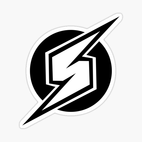 Metroid Symbol - Super Smash Bros. (schwarz) Sticker