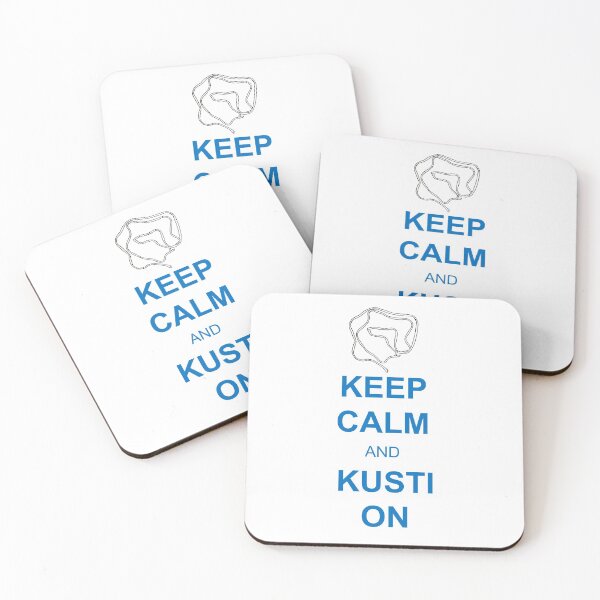 Item preview, Keep Calm and Kusti On: Blue designed and sold by ZAMC.