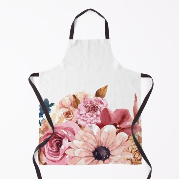 Item preview, New Peonies Watercolor Flowers Summer Mask designed and sold by Marstore.