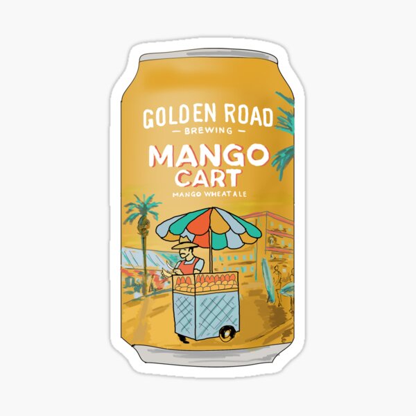 Golden Road Mango Cart Sticker