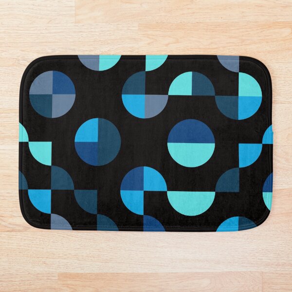 Excitedly Inoffensive Mercury (blues) Bath Mat