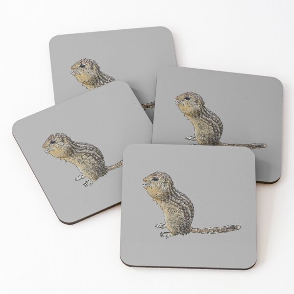Item preview,  Thirteen-lined Ground Squirrel Black Alternate Print  designed and sold by designsasstultd.