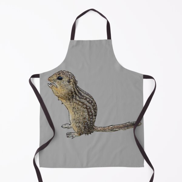 Item preview, Thirteen-lined Ground Squirrel Black Alternate Print designed and sold by designsasstultd.