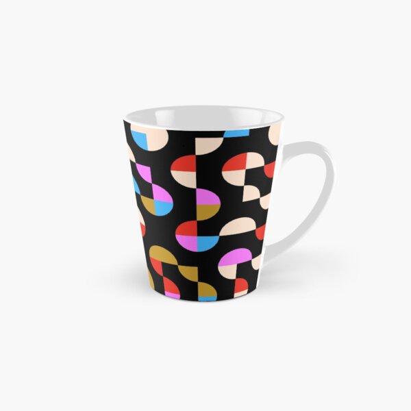 Excitedly Inoffensive Mercury (red, tan, pinks and blues) Tall Mug