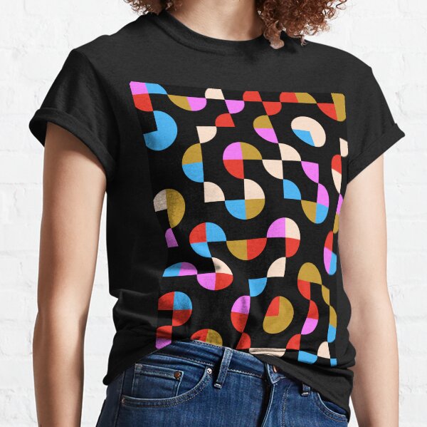 Excitedly Inoffensive Mercury (red, tan, pinks and blues) Classic T-Shirt