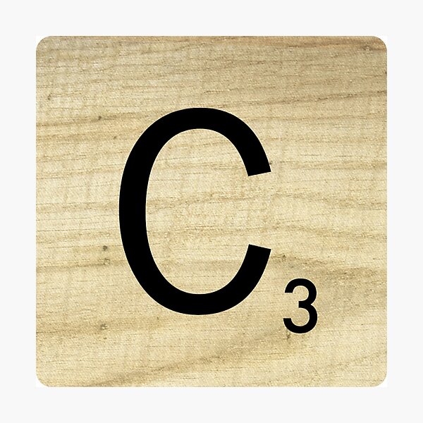 scrabble tile letter b photographic print for sale by square jane redbubble