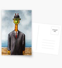 Art Giraffe- The Son of Man Postcards