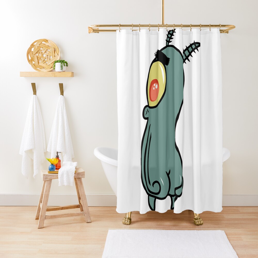 Big Booty Plankton Shower Curtain For Sale By Kjerstiana Redbubble