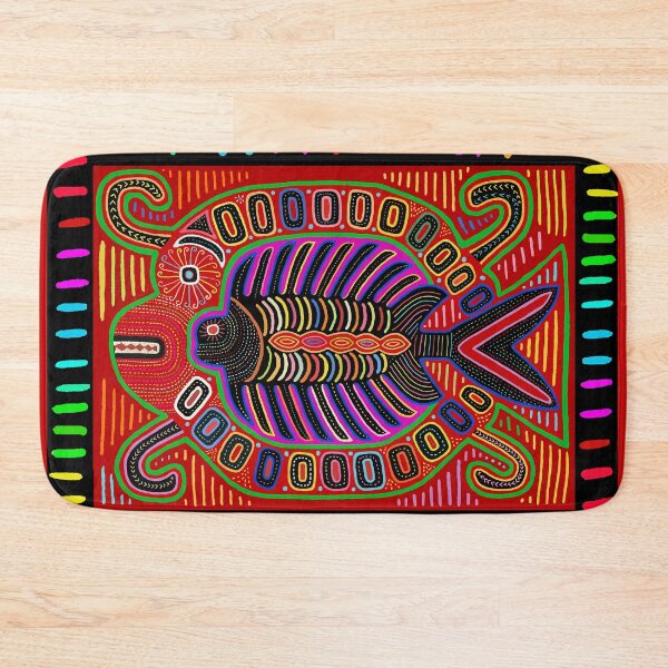 Item preview, Kuna Indian Mola Folk Art - Flying Fish designed and sold by Esprit-Mystique.