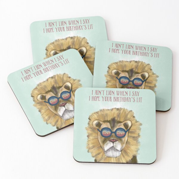 Item preview, I ain't lion when I say I hope your birthday's lit designed and sold by Kristen Glanzmann.