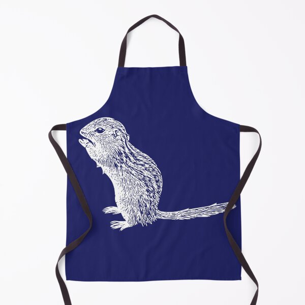 Item preview, Thirteen-lined Ground Squirrel White Print designed and sold by designsasstultd.